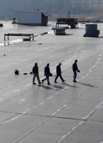 Closeup of medical professional filling out records